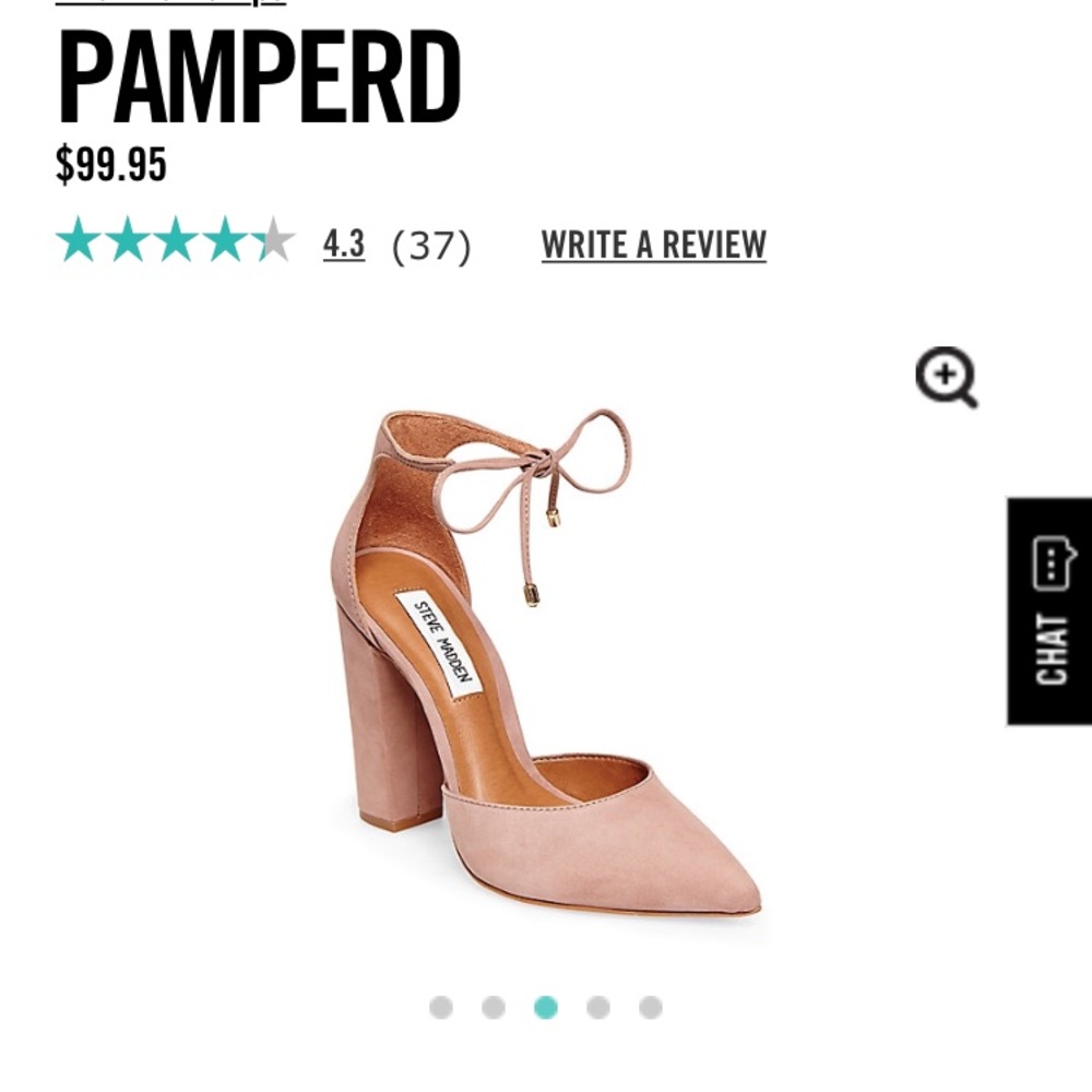 Steve Madden Pamperd - Blush Sz 7